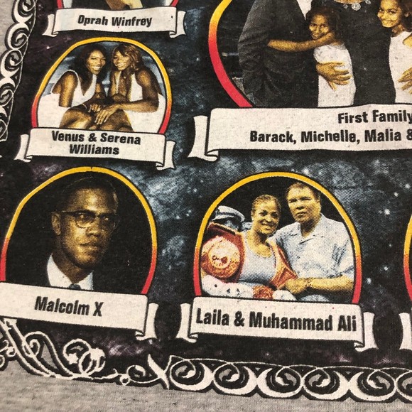 Black History Unisex T-Shirt on Hanes Heavyweight Tee; Commemorative Tee SZ XL - Picture 7 of 11